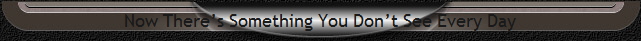 Now There�s Something You Don�t See Every Day