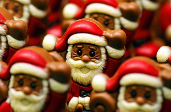 Chocolate Santas