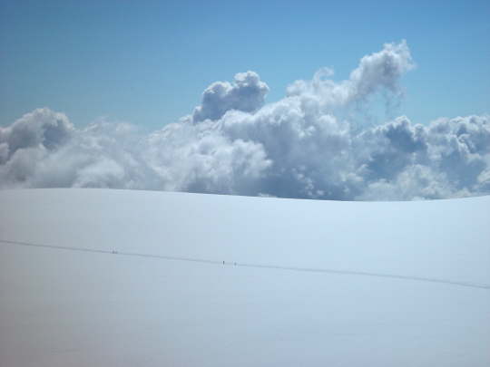 Walking at Klein Matterhorn